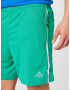 ADIDAS PERFORMANCE Pantaloni sport verde jad / alb murdar - Pled.ro