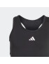 ADIDAS PERFORMANCE Sport top 'Aeroready Techfit' negru / alb - Pled.ro