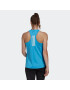 ADIDAS SPORTSWEAR Sport top 'Designed To Move 3-Stripes' albastru / alb - Pled.ro