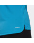 ADIDAS SPORTSWEAR Sport top 'Designed To Move 3-Stripes' albastru / alb - Pled.ro