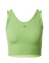 ADIDAS PERFORMANCE Sport top 'Hiit Heat.Rdy ' gri închis / verde măr - Pled.ro