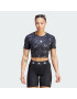 ADIDAS PERFORMANCE Sport top gri metalic / gri deschis / negru / alb - Pled.ro