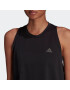 ADIDAS SPORTSWEAR Sport top 'Run Icons 3 Bar' gri / negru - Pled.ro