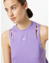 ADIDAS PERFORMANCE Sport top lila / alb - Pled.ro