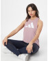 ADIDAS PERFORMANCE Sport top mauve / alb - Pled.ro