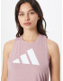 ADIDAS PERFORMANCE Sport top mauve / alb - Pled.ro