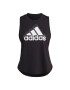 ADIDAS SPORTSWEAR Sport top 'Aeroready Logo Graphic Racerback' negru / alb - Pled.ro