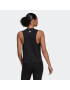 ADIDAS SPORTSWEAR Sport top 'Aeroready Logo Graphic Racerback' negru / alb - Pled.ro