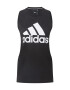 ADIDAS PERFORMANCE Sport top 'Run It' negru / alb - Pled.ro