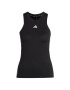 ADIDAS PERFORMANCE Sport top 'Essentials' negru / alb - Pled.ro