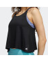 ADIDAS SPORTSWEAR Sport top negru / alb - Pled.ro