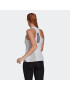 ADIDAS PERFORMANCE Sport top negru / alb - Pled.ro