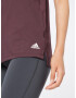 ADIDAS SPORTSWEAR Sport top roșu bordeaux / alb - Pled.ro