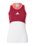 ADIDAS PERFORMANCE Sport top rubiniu / roșu pepene / alb - Pled.ro