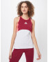 ADIDAS PERFORMANCE Sport top rubiniu / roșu pepene / alb - Pled.ro