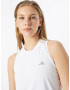 ADIDAS PERFORMANCE Sport top 'Run It' argintiu / alb - Pled.ro