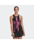 ADIDAS SPORTSWEAR Sport top 'Thebe Magugu New York Y-Back' fucsia / negru / alb - Pled.ro