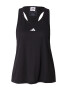 ADIDAS PERFORMANCE Sport top 'Train Essentials Minimal Branding Racerback' negru / alb - Pled.ro