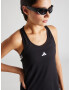 ADIDAS PERFORMANCE Sport top 'Train Essentials Minimal Branding Racerback' negru / alb - Pled.ro