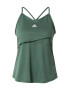 ADIDAS PERFORMANCE Sport top verde închis / alb - Pled.ro