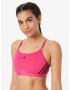 ADIDAS SPORTSWEAR Sutien sport 'Aeroreact Light-Support 3-Stripes' mov zmeură / roz / negru - Pled.ro