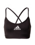 ADIDAS SPORTSWEAR Sutien sport 'Aeroreact Light-Support' negru / alb - Pled.ro