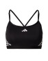 ADIDAS PERFORMANCE Sutien sport 'Aeroreact 3Stripes' negru / alb - Pled.ro