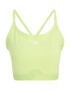 ADIDAS PERFORMANCE Sutien sport 'Aeroreact Light-Support' verde măr / alb - Pled.ro