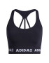 ADIDAS PERFORMANCE Sutien sport albastru noapte / alb - Pled.ro