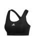 ADIDAS PERFORMANCE Sutien sport 'Believe This' negru / alb - Pled.ro