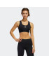 ADIDAS PERFORMANCE Sutien sport 'Believe This' negru / alb - Pled.ro