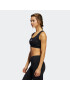 ADIDAS PERFORMANCE Sutien sport 'Believe This' negru / alb - Pled.ro