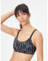 ADIDAS SPORTSWEAR Sutien sport gri metalic / negru - Pled.ro