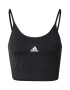 ADIDAS PERFORMANCE Sutien sport negru / alb - Pled.ro