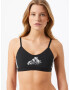 ADIDAS PERFORMANCE Sutien sport 'Nini GFX' gri / negru / alb - Pled.ro