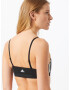 ADIDAS PERFORMANCE Sutien sport 'Nini GFX' gri / negru / alb - Pled.ro