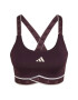 ADIDAS PERFORMANCE Sutien sport 'Powerimpact Medium-Support Techfit' roșu bordeaux / alb - Pled.ro