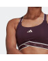 ADIDAS PERFORMANCE Sutien sport 'Powerimpact Medium-Support Techfit' roșu bordeaux / alb - Pled.ro