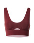 ADIDAS SPORTSWEAR Sutien sport 'Purebare Light-Support' roșu cireș / alb - Pled.ro