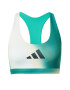 ADIDAS PERFORMANCE Sutien sport 'Powerimpact Medium-Support' verde jad / negru / alb - Pled.ro