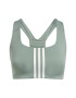 ADIDAS SPORTSWEAR Sutien sport 'Powerimpact' verde mentă / alb - Pled.ro