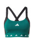 ADIDAS PERFORMANCE Sutien sport 'Powerimpact' verde smarald / negru / alb - Pled.ro