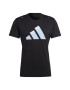 ADIDAS PERFORMANCE Tricou funcțional albastru deschis / negru / alb - Pled.ro