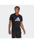 ADIDAS PERFORMANCE Tricou funcțional albastru deschis / negru / alb - Pled.ro