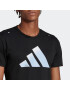 ADIDAS PERFORMANCE Tricou funcțional albastru deschis / negru / alb - Pled.ro