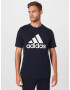 ADIDAS SPORTSWEAR Tricou funcțional 'Aeroready Designed 2 Move Feelready Logo' albastru închis / alb - Pled.ro