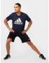 ADIDAS SPORTSWEAR Tricou funcțional 'Essentials' albastru închis / alb - Pled.ro