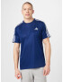 ADIDAS PERFORMANCE Tricou funcțional 'Train Essentials 3-Stripes ' albastru închis / alb - Pled.ro