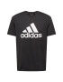 ADIDAS SPORTSWEAR Tricou funcțional 'Aeroready Designed 2 Move Feelready Logo' negru / alb - Pled.ro