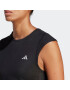 ADIDAS PERFORMANCE Tricou funcțional 'Fast ' negru / alb - Pled.ro